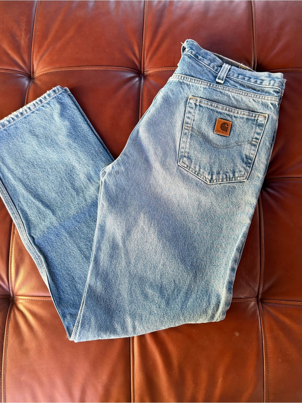 Carhartt Men’s Light Blue Relaxed Fit Jeans